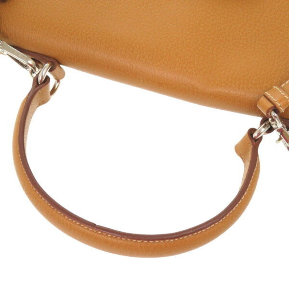 Prada Vitello brown handbag shoulder bag - Picture 5 of 6